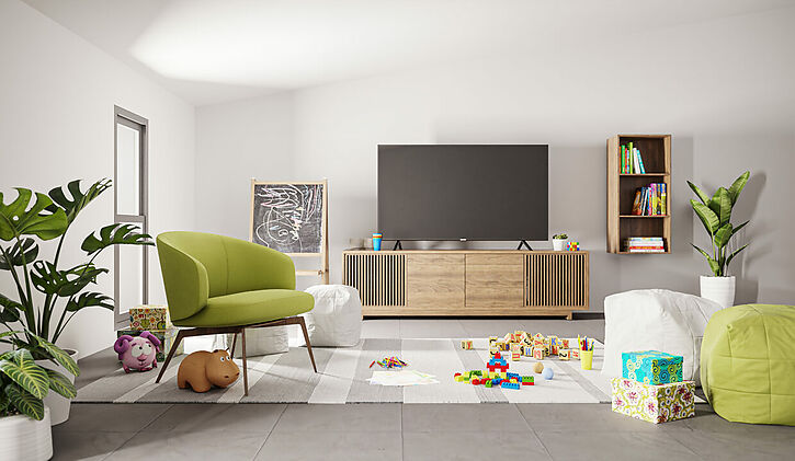 Sch&ouml;nes neu gebautes Haus im Zentrum des Dorfes Perelada.