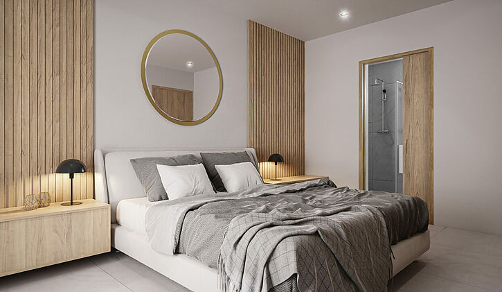 Sch&ouml;nes neu gebautes Haus im Zentrum des Dorfes Perelada.